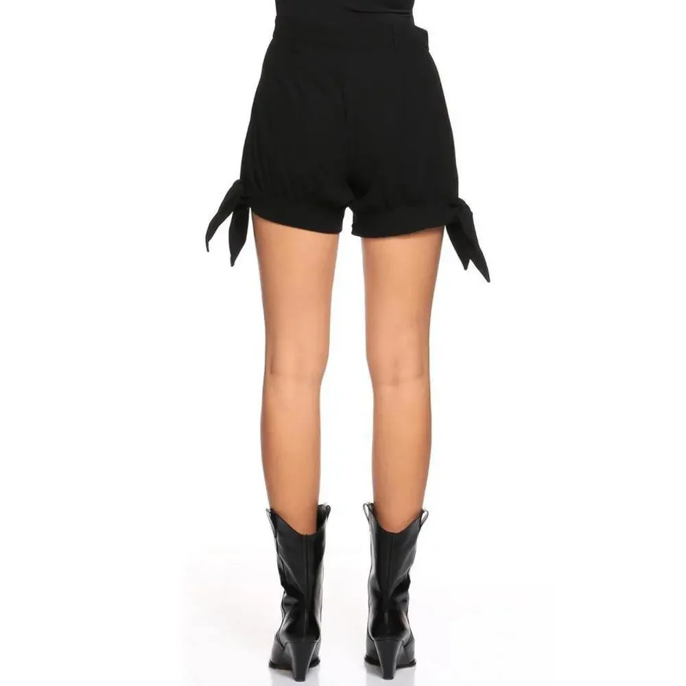 Just ROBERTO CAVALLI Black Tie Shorts IT-40